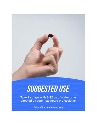 BulkSupplements Vitamina B12 5000 mcg Softgels 180 Unidades