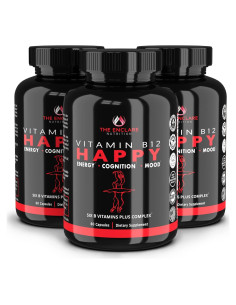 Suplemento de Vitamina B12 Enclare 2000mcg - Complejo B Vegano