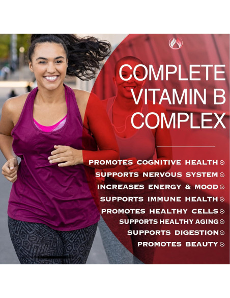 Suplemento de Vitamina B12 Enclare 2000mcg - Complejo B Vegano