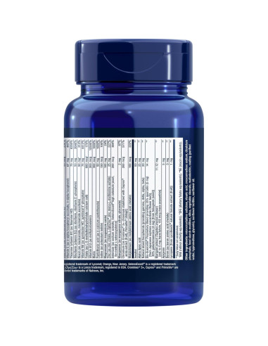 Suplemento Multivitamínico Life Extension 120 Tabletas Sin Gluten