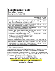 Suplemento Vitaminas B Naturales True-B NatureCity - 30 Cápsulas 2