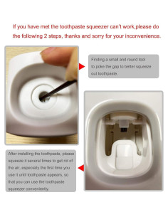 Dispensador Automático de Pasta de Dientes VNYIFAN Blanco 2