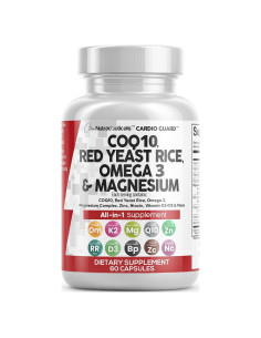 Suplemento Clean Nutraceuticals COQ10 200mg Omega 3 60 Cápsulas