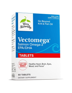 Terry Naturally Vectomega Omega-3 - 60 Tabletas EPA DHA