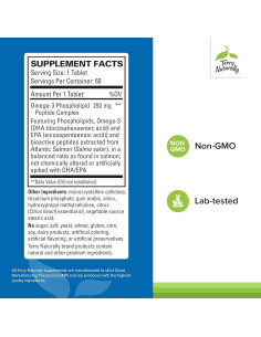 Terry Naturally Vectomega Omega-3 - 60 Tabletas EPA DHA 2