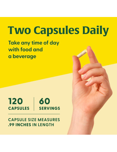 MegaFood Magnesio 300 mg - Glicinato, Citrato y Malato - 120 Cápsulas