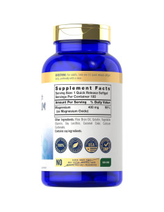 Carlyle Óxido de Magnesio 400mg 180 Gelatinas Blandas Sin OGM 2