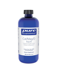 Suplemento Líquido Calcio, Magnesio y Vitamina D Pure Encapsulations 478 ml