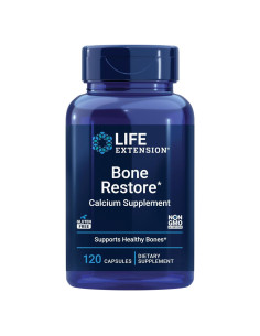 Suplemento de Calcio Life Extension Bone Restore 120 Cápsulas