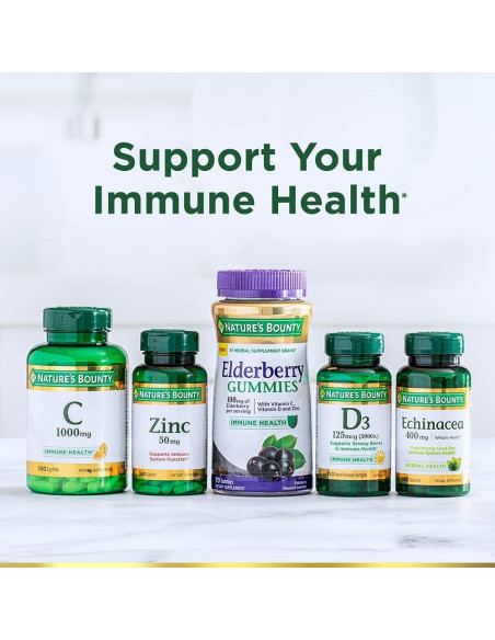 Suplemento Herbal Sambucus Nature's Bounty 630 mg 120 Cápsulas