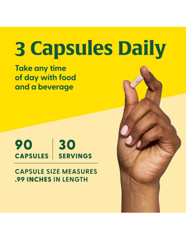 Suplemento de Magnesio L-Treonato MegaFood 2000mg 90 Cápsulas