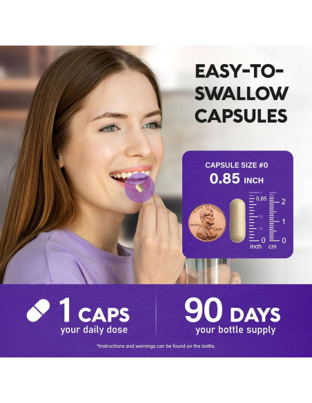 Suplemento de Azafrán Nutra Harmony 90 Cápsulas Veganas 88.5 mg