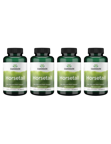 Suplemento Herbal Cola de Caballo Swanson 90 Cápsulas 500mg