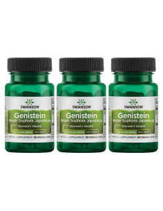 Suplemento Natural Swanson Genisteína Sin Soja - 60 Cápsulas