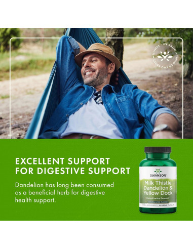 Suplemento Herbal para el Hígado Swanson - 120 Cápsulas