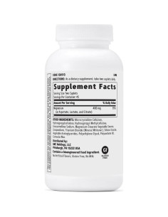 Suplemento de Magnesio GNC 400mg - Alta Absorción, 90 Tabletas 2