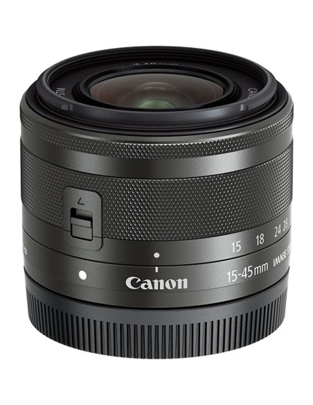 Lente Zoom Canon EF-M 15-45mm f/3.5-6.3 IS STM Renovado Lente Zoom Canon EF-M 15-45mm f/3.5-6.3 IS STM Renovado
