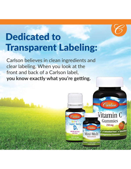 Zinc Quelado 250 Tabletas Carlson - Suplemento Dietético Zinc Quelado 250 Tabletas Carlson - Suplemento Dietético