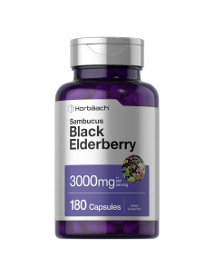 Cápsulas de Saúco Negro Horbach 3000mg - 180 Unidades