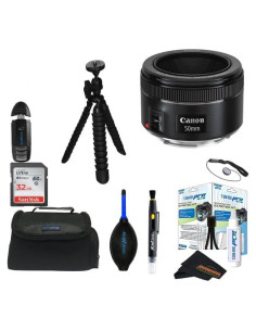 Lente Canon EF 50mm f/1.8 STM para DSLR - Compacto y Versátil