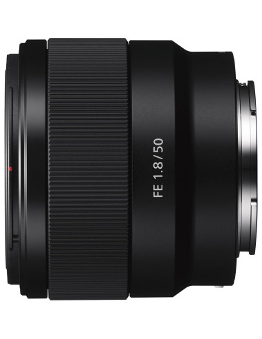Lente Sony FE 50mm F1.8 para cámaras montura E