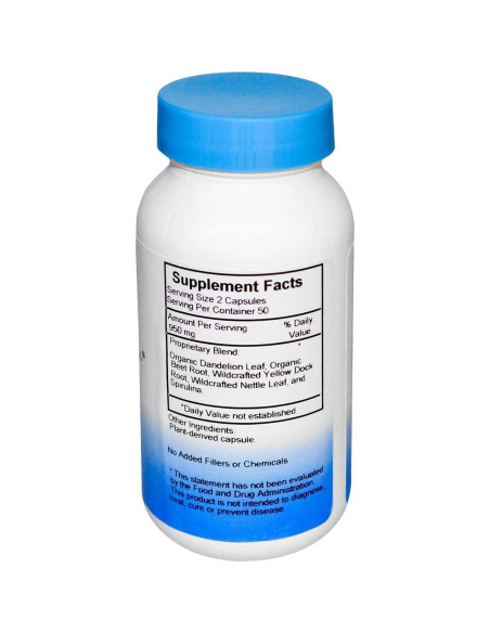 Fórmula de Hierro Herbal Dr. Christopher 450 mg - 100 Cápsulas Vegetarianas