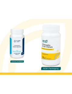 Hierro Quelado Masticable Klaire Labs 30 mg - 100 Tabletas 2