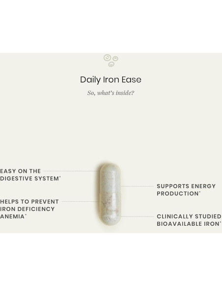 Suplemento de Hierro Perelel 15mg con Magnesio y Vitamina C