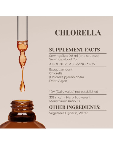 Extracto de Chlorella Sin Alcohol Garden Organics 59.15 ml