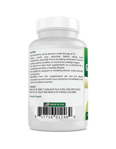 Suplemento Ginkgo Biloba 120 mg - 120 Cápsulas Naturales