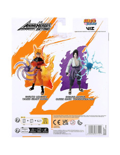 Figura de Acción Bandai Anime Heroes Sasuke Uchiha 17cm 2