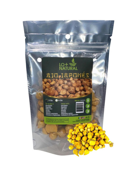 Ajo Japonés 85g LO+NATURAL Bolsa Resellable 100% Natural
