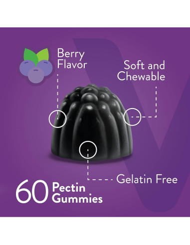 Gomitas Viteey de Vitamina C y Zinc Veganas - 60 Unidades