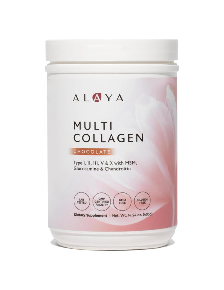Polvo de Colágeno Múltiple Alaya - Hidrolizado con MSM y GC 403g
