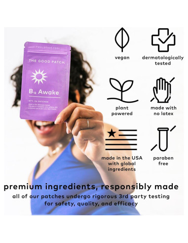 Parche Energético B12 Awake The Good Patch - 24 Parches