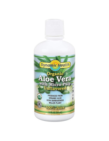 Jugo de Aloe Vera Orgánico Dynamic Health 0.95L Sin Azúcar