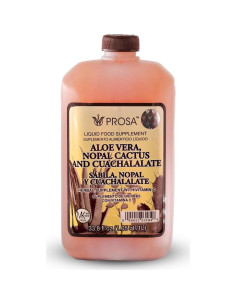 Suplemento Herbal PROSA de Aloe Vera y Nopal - 1L con Vitamina C 2