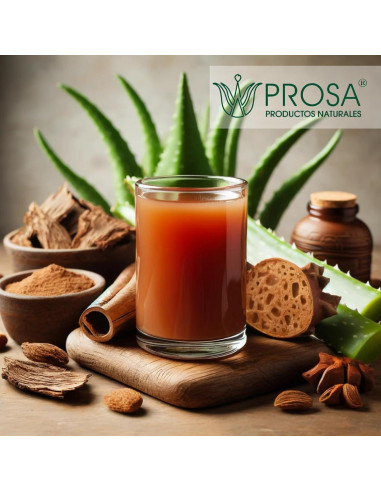 Suplemento Herbal PROSA de Aloe Vera y Nopal - 1L con Vitamina C