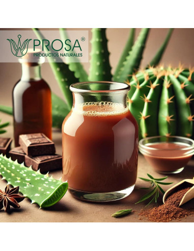 Suplemento Herbal PROSA de Aloe Vera y Nopal - 1L con Vitamina C