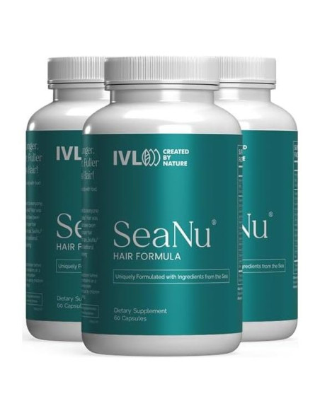 Suplemento de Vitaminas para el Cabello SeaNu IVL - 3 Paquetes