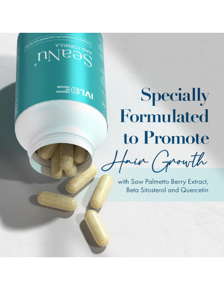 Suplemento de Vitaminas para el Cabello SeaNu IVL - 3 Paquetes