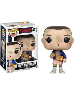 Figura POP Once con Eggos Funko Stranger Things 9.53 cm 2