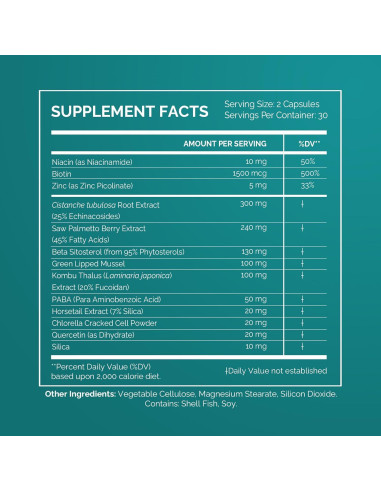Suplemento de Vitaminas para el Cabello SeaNu IVL - 3 Paquetes