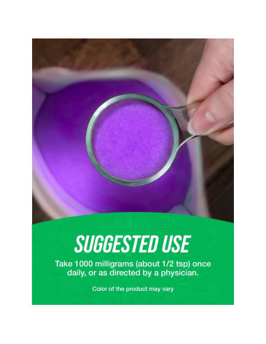 Polvo de Extracto de Baya de Acai BulkSupplements 500g Antioxidantes