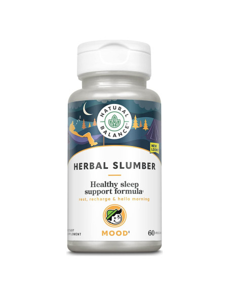 Suplemento Herbal Slumber Natural Balance 60 VegCaps Melatonina Suplemento Herbal Slumber Natural Balance 60 VegCaps Melatonina