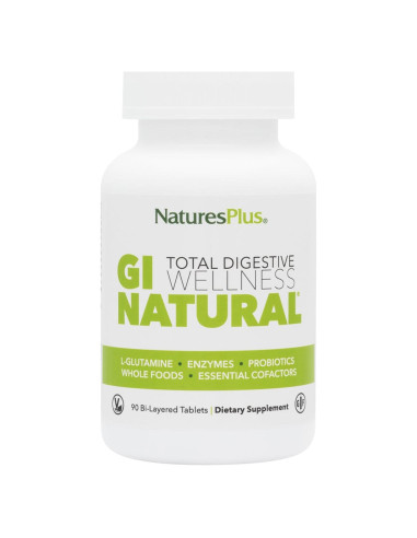 Suplemento Probiotico Nature's Plus GI Natural 90 Tabletas