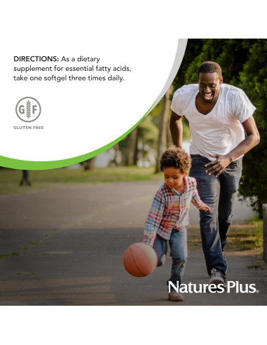 Suplemento Omega 3 6 9 Natures Plus 1200 mg 60 Softgels