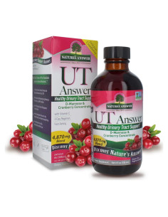 Suplemento Urinario Respuesta de la Naturaleza 4oz Arándano D-Mannosa