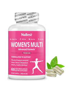 Cápsulas Veganas Women's Multi NuBest 60 Unidades - Multivitaminas