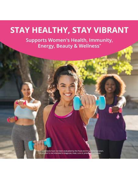 Cápsulas Veganas Women's Multi NuBest 60 Unidades - Multivitaminas